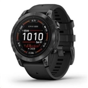 Garmin epix™ Pro (Gen 2) – Standard Edition | 47 mm, Gray / Black Band