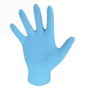 RUKAVICE L VYŠETŘOVACÍ NITRIL 200 KS MODRÉ