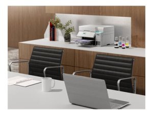 Epson EcoTank ET-3956 - Multifunkcní tiskárna - barva - tryskový - ITS - A4/Letter (média) - až 12 stran/min. (kopírování) - až 18 stran/min. (tisk) - 250 listy - Wi-Fi(ac), USB, LAN - bílá