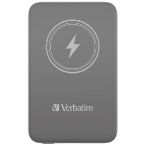 VERBATIM Powerbanka Charge 'n' Go, Magnetická, 10000 mAh, USB-C, Šedá