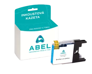Náplň ABEL LC 1240/LC75C azurová pro tiskárny BROTHER (600 stran)