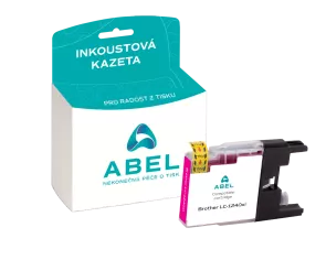 Náplň ABEL LC 1240/LC75M purpurová pro tiskárny BROTHER (600 stran)