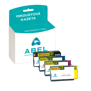 Náplně ABEL HP 953XL 3HZ52AE, C,M,Y,K, multipack pro tiskárny HP (1x1 600 stran, 3x2 000 stran)