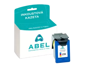 Náplň ABEL No.28, C8728A barevná pro tiskárny HP (17 ml)