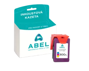 Náplň ABEL No.300XL, CC644EE barevná pro tiskárny HP (11 ml)