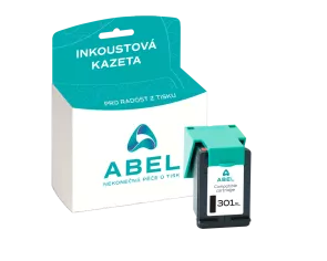 Náplň ABEL No.301XL, CH563EE černá pro tiskárny HP (480 stran)