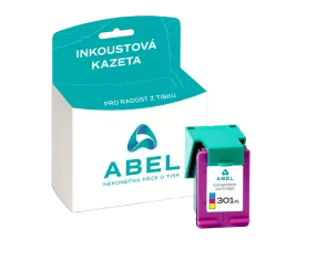 Náplň ABEL No.301XL, CH564EE barevná pro tiskárny HP (330 stran)