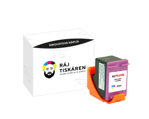 Náplň AC Plus HP 62XL, C2P07AE barevná pro tiskárny HP (415 stran)