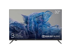 KIVI - 32', HD, Google Android TV, Black, 1366x768, 60 Hz, Sound by JVC, 2x8W, 33 kWh/1000h , BT5, HDMI ports 3,