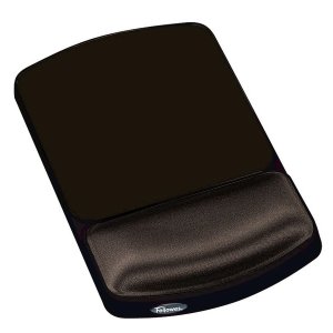 Podložka pod myš a zápěstí Fellowes nastavitelná, ergonomická, gelová, černá, 2.6 cm, Fellowes