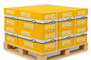 Papír xerografický A4 80g OFFICE C - Smartline 100 ks paleta (OFF480/N)  (žlutý)