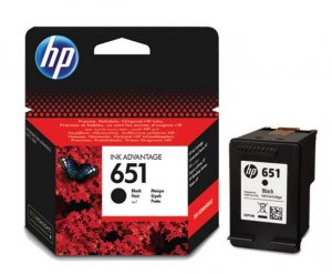HP 651 (C2P10AE), černá originální náplň do tiskárny HP