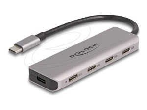 Delock - Rozbocovac - 5 Gbps, with USB-C connector - 4 x USB-C 3.2 Gen 1 - desktop
