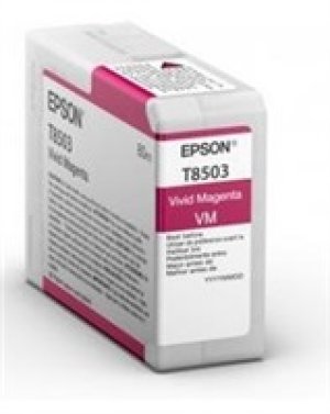 EPSON ink bar Singlepack Vivid Magenta T85030N UltraChrome HD ink 80ml
