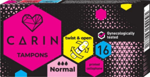 Tampony Carin Normal, 16 ks
