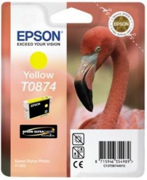 Náplň Epson C13T08744010 žlutá blistr