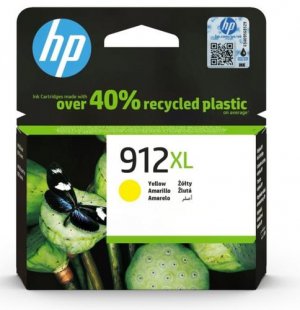 HP 912XL (3YL83AE), žlutá originální náplň do tiskárny HP (700 stran)