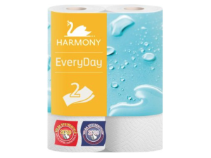 Kuchyňské utěrky EveryDay - 11 m, 2vrstvé, celulóza, 2 role