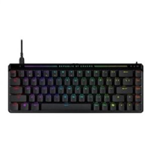 ASUS Klávesnice ROG FALCHION ACE HFX, Mechanická, Magnetický switch, USB, US, černá