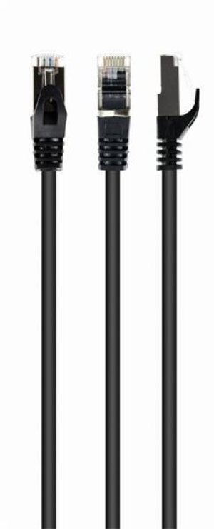 Gembird patch kábel S/FTP Cat. 6A LSZH, 15 m, čierny