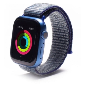 ZAGG GEAR4 sp. řemínek Apple Watch 45/44/42mm modrá