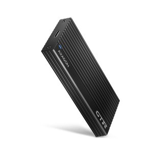 AXAGON EEM2-GTR, USB-C 3.2 Gen 2 - M.2 NVMe SSD kovový THIN RIB box (EEM2-GTR)