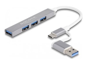 Delock - Rozbocovac - 3 x USB 2.0 + 1 x USB 3.2 Gen 1 - desktop