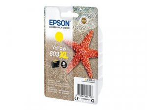 Náplň Epson 603XL, C13T03A44020 žlutá blistr s RF / akustickým alarmem 