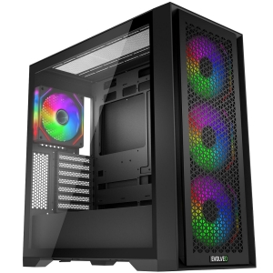 EVOLVEO Rhino, eATX/ATX/4x ARGB 120mm/bočnice