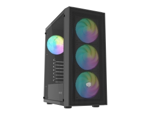 PC skříň Fury SHOBO SH8F, ARGB , Midi Tower, Černá