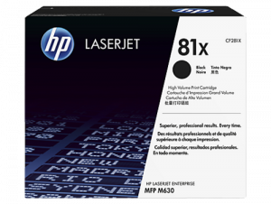 HP 81X (CF281X), černý originální toner do tiskárny HP