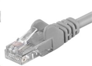 PremiumCord Patch kabel UTP RJ45-RJ45 CAT6 0.1m šedá