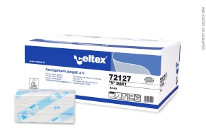 Celtex Dart papírové ručníky skládané V 22x21 cm 2vrstvé celulóza 3000 ks