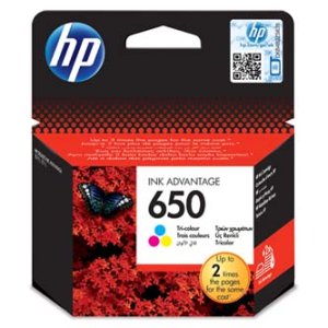 Náplň HP č.650, CZ102AE barevná blistr