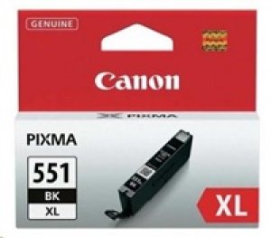 Canon CLI-551XL BK (6443B004), černá originální náplň pro tiskárny Canon, blistr