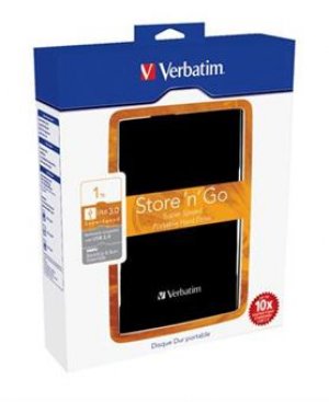 VERBATIM HDD 2.5'', 1TB, USB 3.0, Black