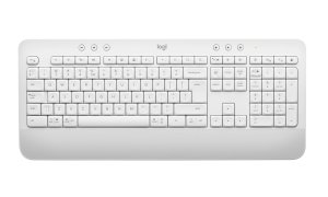 Logitech K650/Bezdrátová USB + Bluetooth/CZ-SK layout/Šedá
