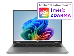 ASUS NTB Vivobook 16 Flip (TP3607SA-OLED098W), Core Ultra 7 256V, 16" 1920 x 1200, 16GB, 1TB SSD, Arc, W11 Home, Gray