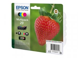 Náplň Epson 29, C13T29864022 CMYK multipack blistr s RF / akustickým alarmem 