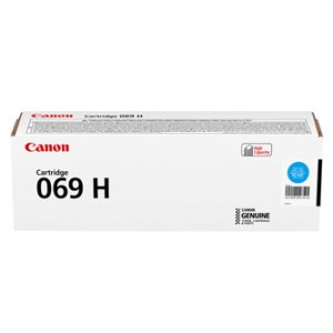 Canon originální toner 069 H C, 5097C004, cyan, 5500str., kontraktový produkt, high capacity