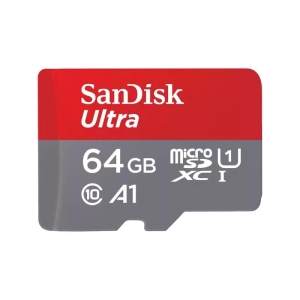 SanDisk Ultra microSDXC karta 64GB (140MB/s,  A1, Class 10, UHS-I) - Imaging Packaging + SD adaptér