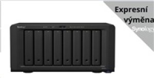 Synology DS1821+ DiskStation (4C/Ryzen V1500B/2,2GHz/4GBRAM/8xSATA/2xM.2/4xUSB3.2/2xeSATA/4xGbE/1xPCIe)