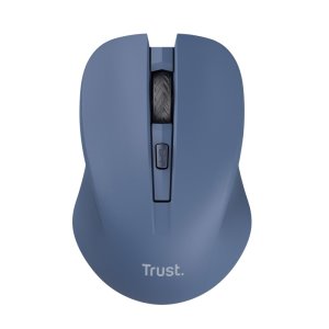 TRUST myš Mydo tichá bezdrátová myš, optická, USB, modrá