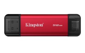 Kingston externí SSD 512GB Dual USB-A/C (čtení/zápis: 1050/950MB/s)