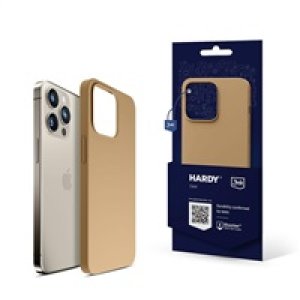 3mk Hardy Silicone MagCase pro Apple iPhone 15 Pro, Dark Gold