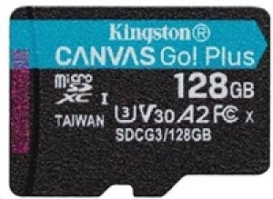 Kingston Canvas Go Plus A2/micro SDXC/128GB/170MBps/UHS-I U3 / Class 10