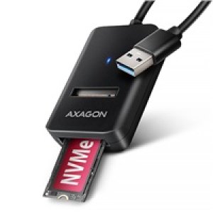 AXAGON ADM2-AM USB-A 10Gbps - M.2 NVMe & SATA SSD adaptér, kabel USB-A 10cm