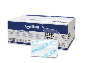 Celtex hydrosol ručníky V, 21 x 21 cm, 3 vrstvé, 2550 ks