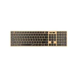 GENIUS Klávesnice Slimstar 7250BT, membránová, bezdrátová, béžová-černá