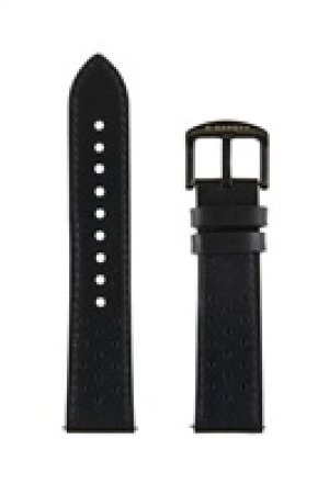 Garett řemínek 22 mm, černý kožený